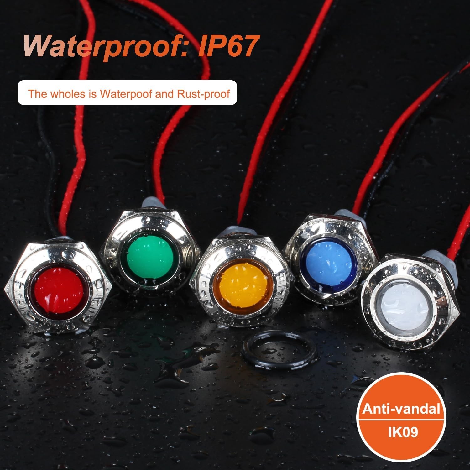 16mm 5/8 Inch LED Indicator Indicator Light