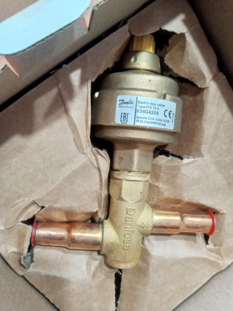 1PC of Danfoss 034G4209 Electric Expansion ETS 12.5 1/2inx1/2in Valve -BRAND NEW