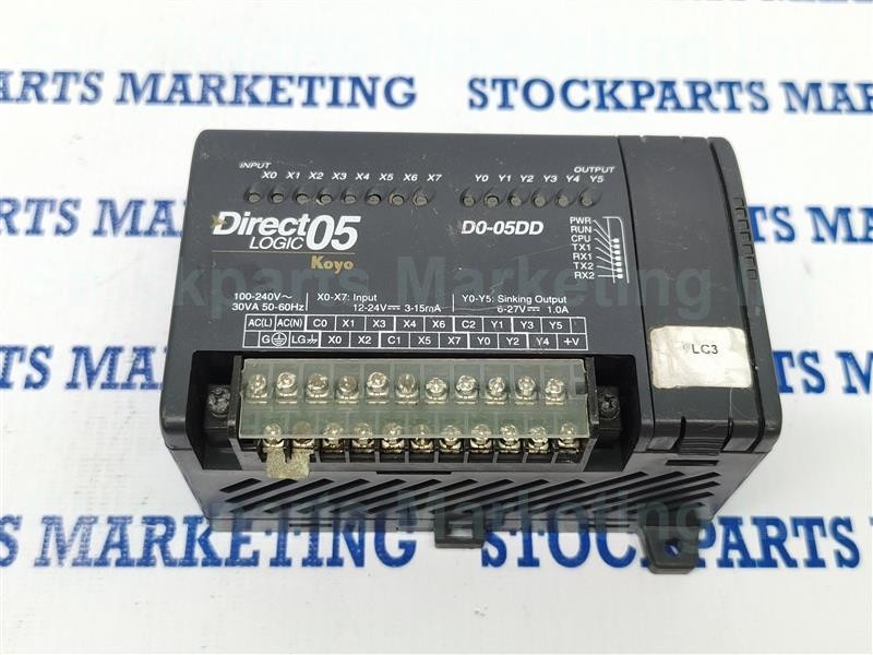 LOT 2 PCS. KOYO DIRECT LOGIC D0-05DD Programmable Logic Controller 100-240V 30VA