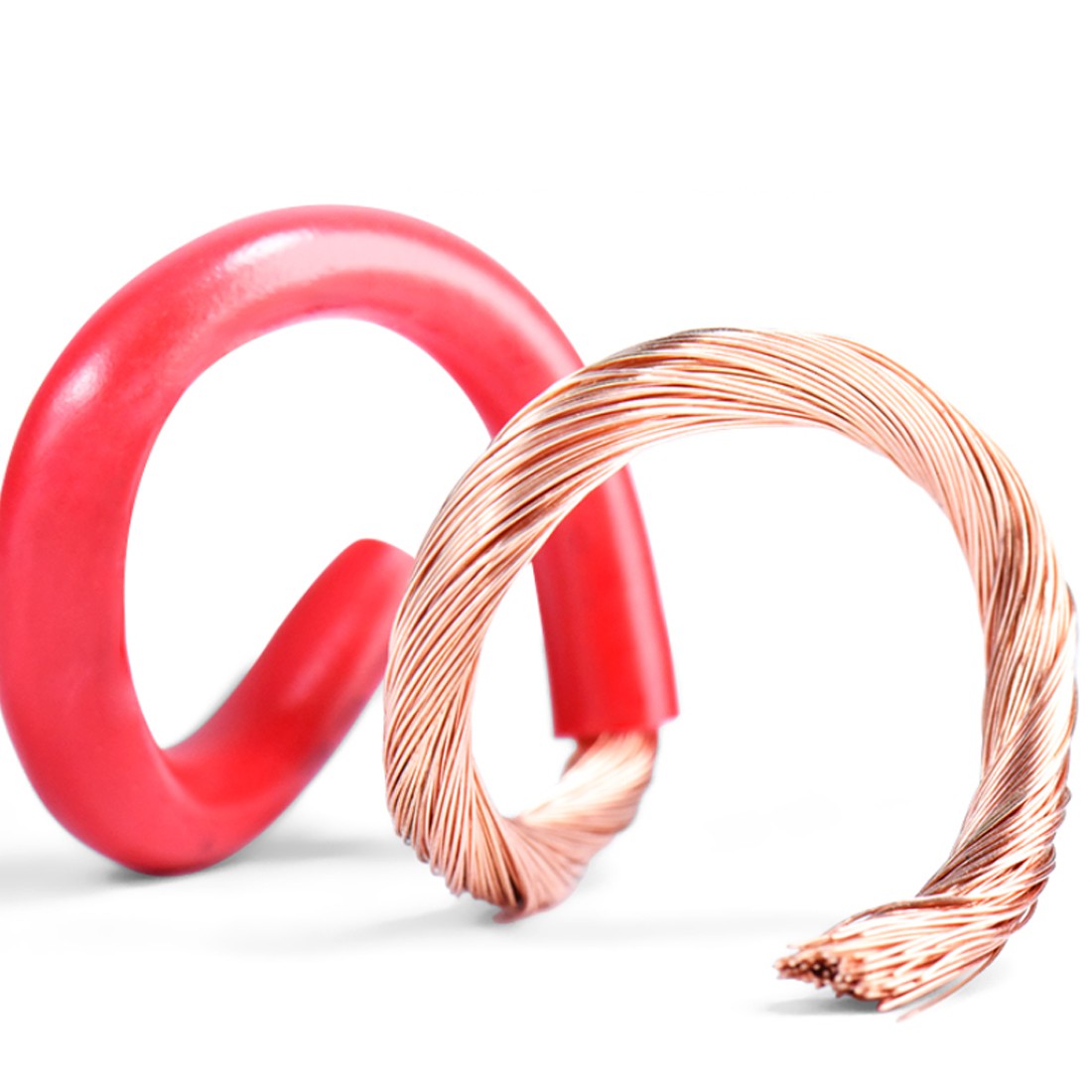 Any length Electronic Flexible tinned copper wire Cable 0.3mm²-6mm² multicolor