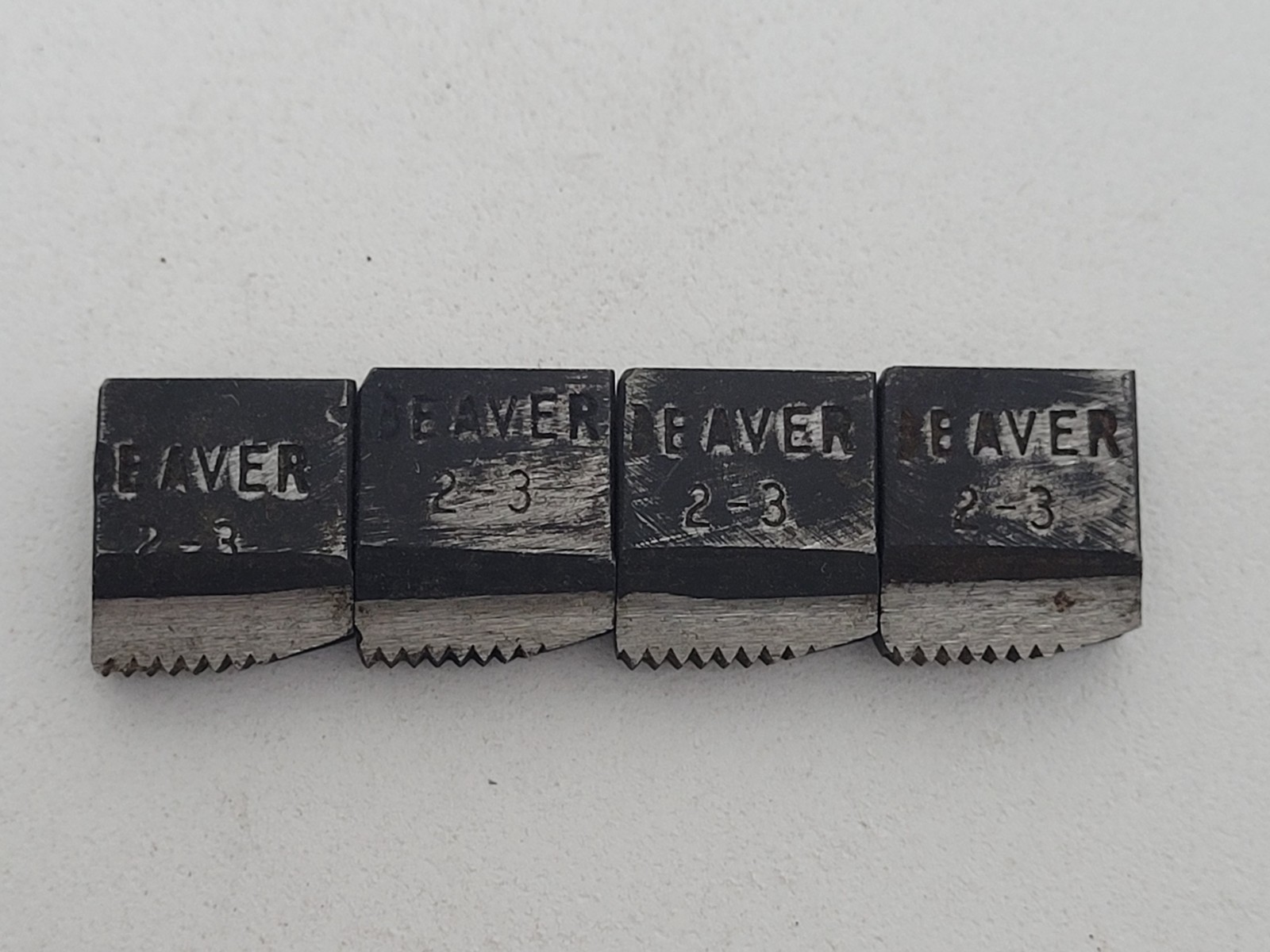 Beaver Pipe Tools 1/4 in. Dies 2-3 Opening Die Head Dies – Next Day Option