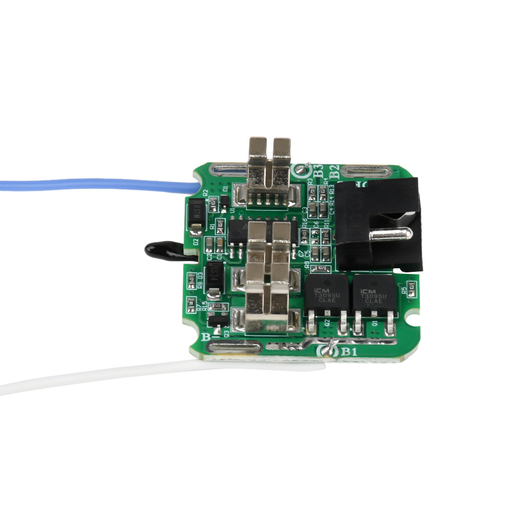 4S 16.8V 30A 18650 Li-ion Battery Protection Board BMS Dual MOS for Power Tools