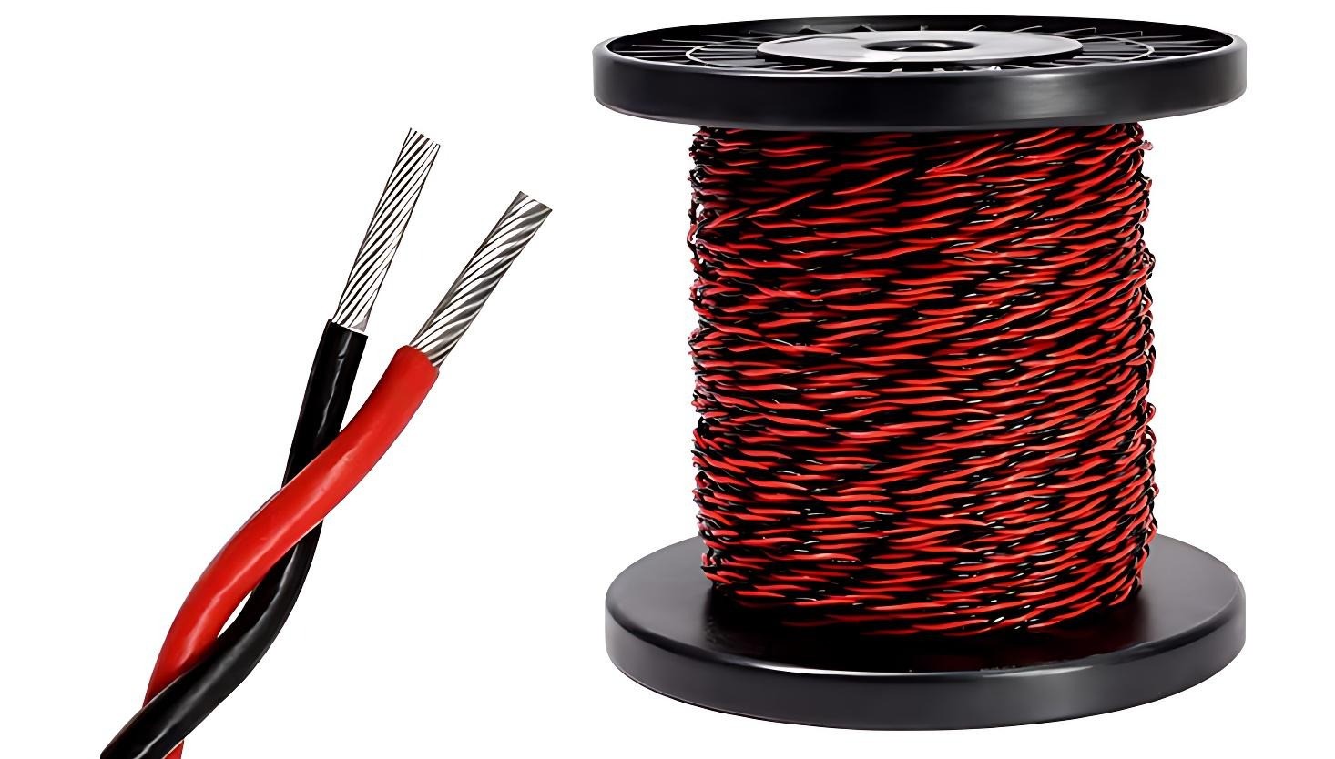 0.12~2.5mm² Wire Twisted Pairs 1~100 Metres Long PTFE hi-temp wire twisted pair