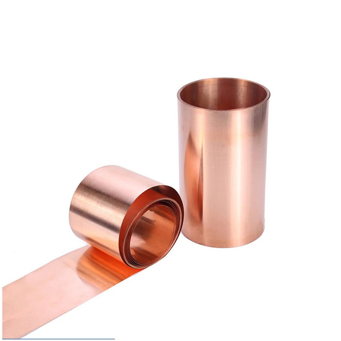 99.9% Flexible Pure Cu Metal Foil Plate Strip 0.01~1mm Thick Copper Sheet Roll