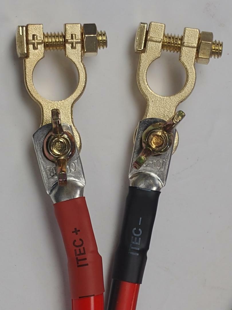 Quick 175 PRO Battery Cable Assembly HEAVY REAL 2 Ga AWG lug/terminal/clamp Red