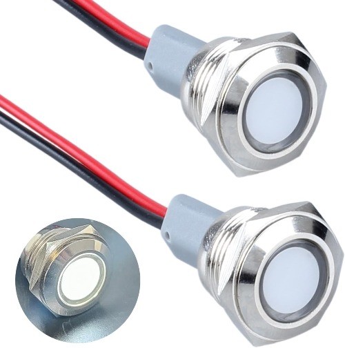 16mm Metal Indicator Light Mounting Hole 5/8 Inch
