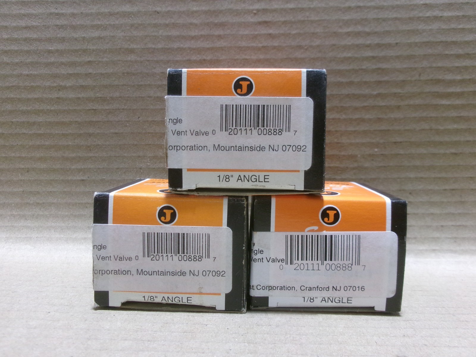 New Lot of 3 Maid-O-Mist A888 #C 1/8″ Angle Radiator Vent Valve AK