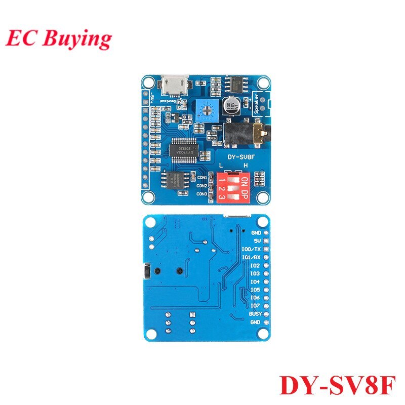 Voice Playback Module MP3 Music Player UART I/O Trigger Amplifier Board Module