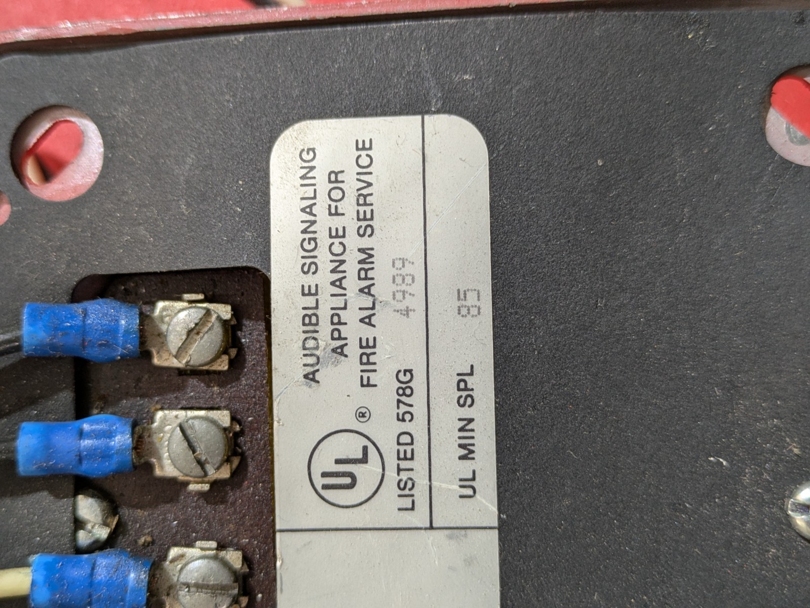 Honeywell 95-7264 578G 4989 Fire Alarm Bell Audible Signal Device UL Listed OEM