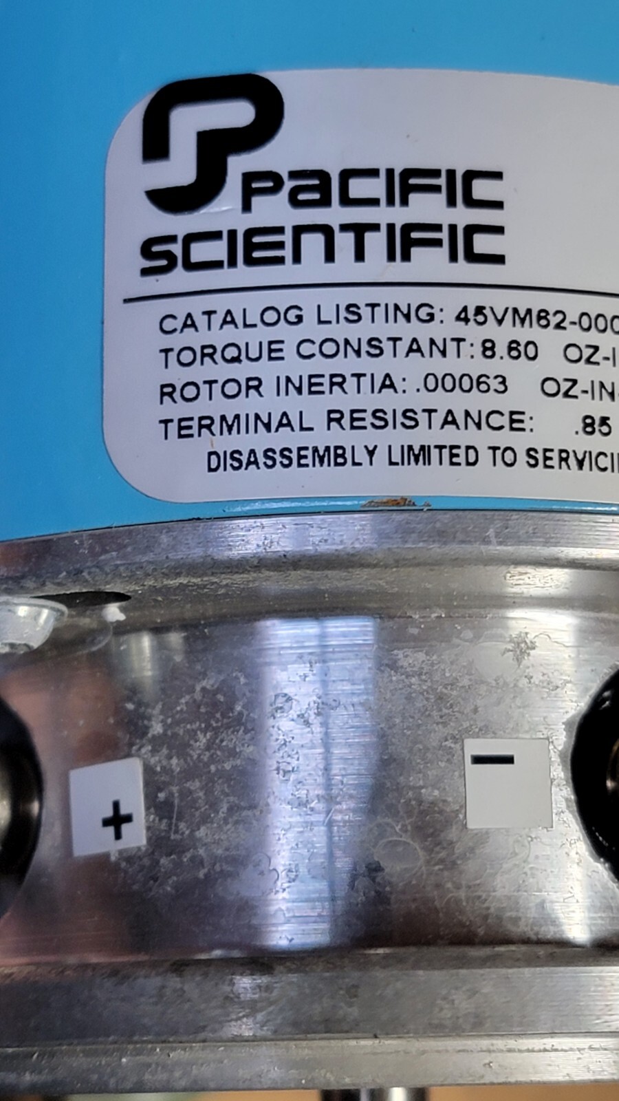 PACIFIC SCIENTIFIC 45VM62-000-4 Servo motor 8,60 OZ-INAMP 24V 5,6A NEW FREE SHIP
