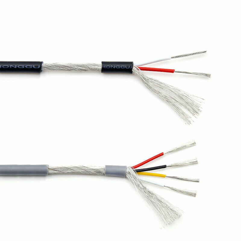 24-28AWG Flexible 2/3/4 Multicore Cable Shielded Wire Audio Signal Auto Data Car