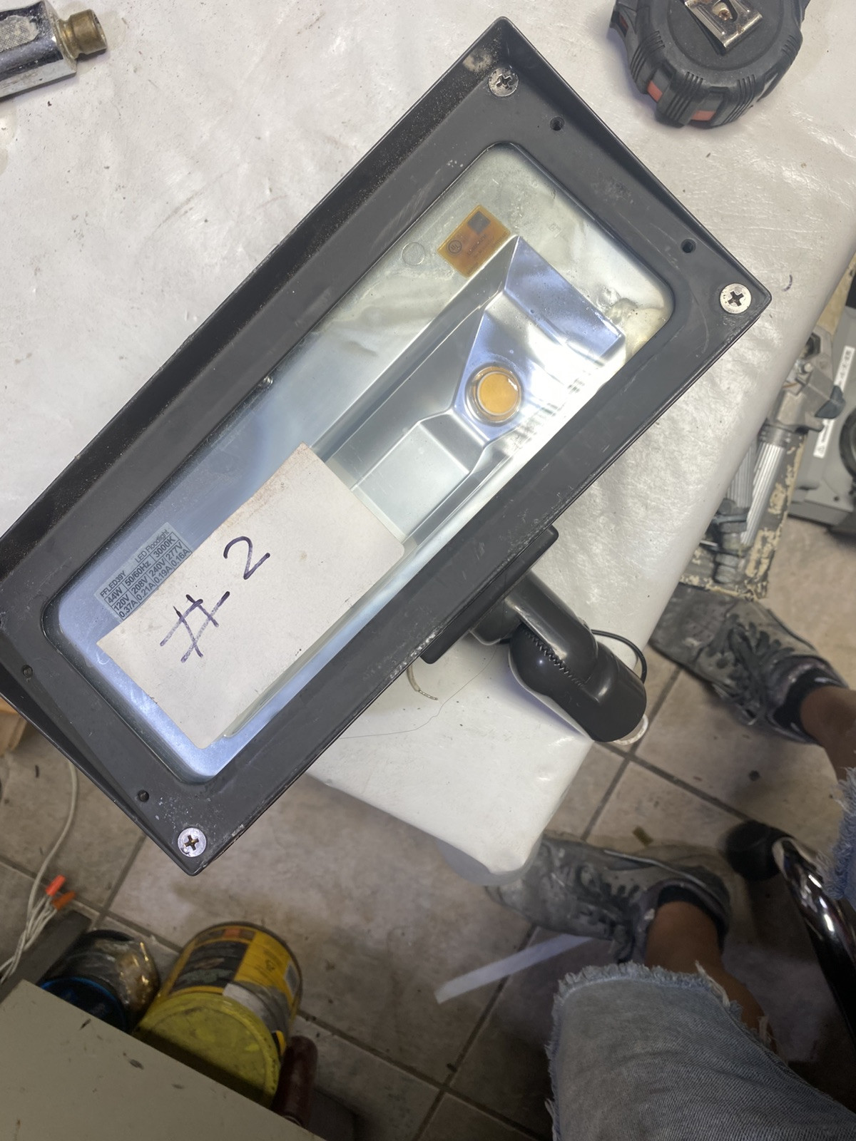 RAB LIGHTING FFLED39Y LED Floodlight 44W 120V (4 PARTS) #2