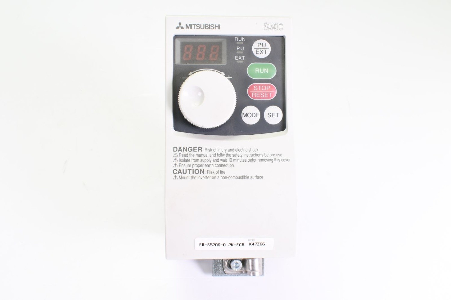 MITSUBISHI ELECTRIC FR-S520S-0.2K-ECR, S500, Inverter frequency converter