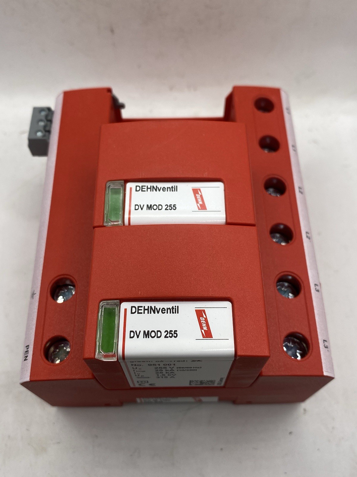 Dehn expansion valve DV M TNC 255 FM 951 305 230/400V combination arrester