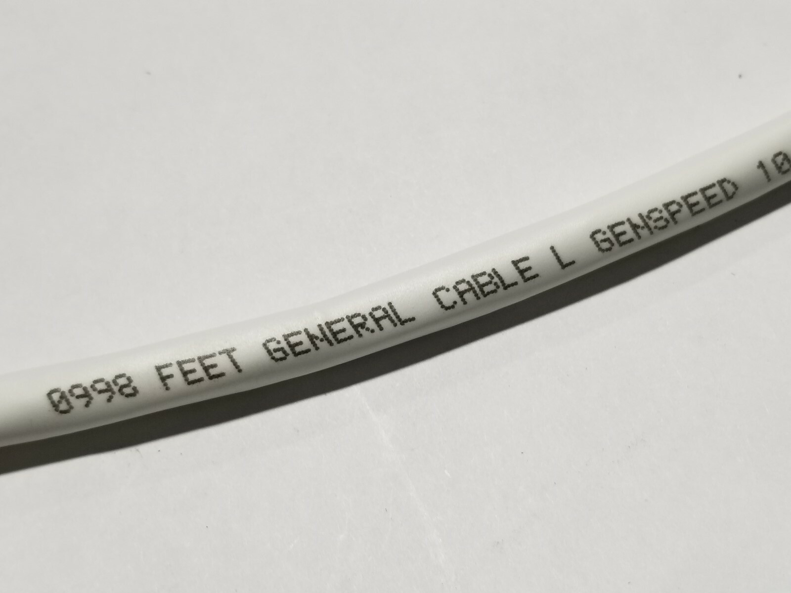 General Cable 7141850 23/4P GenSPEED 10 MTP Cat6A 10GX 10G Plenum White /50ft