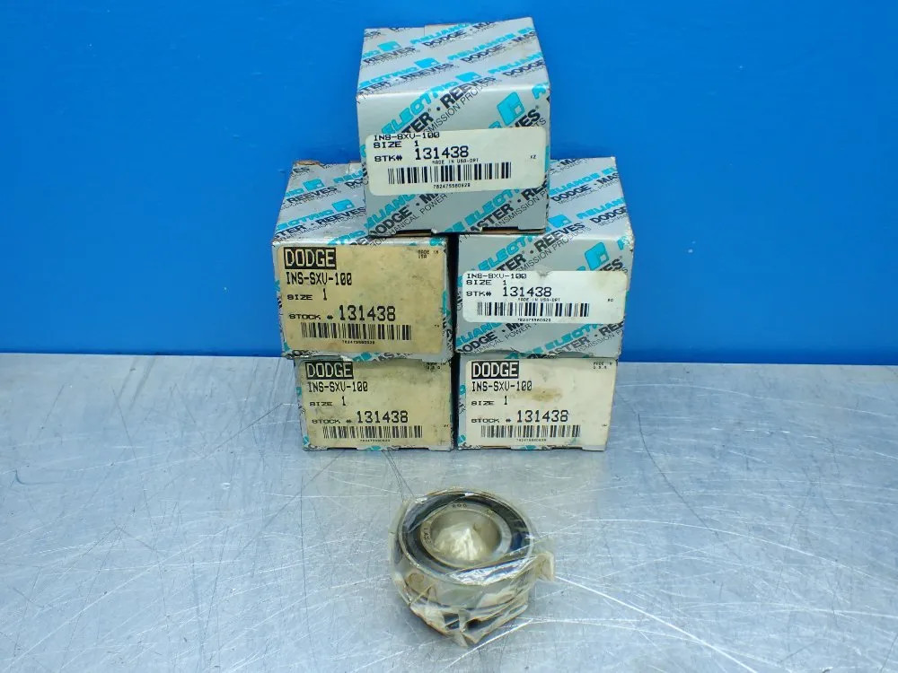 RELIANCE ELECTRIC INS-SXV-100 5 BALL INSERT BEARINGS Straight Bore, 1 in Bor