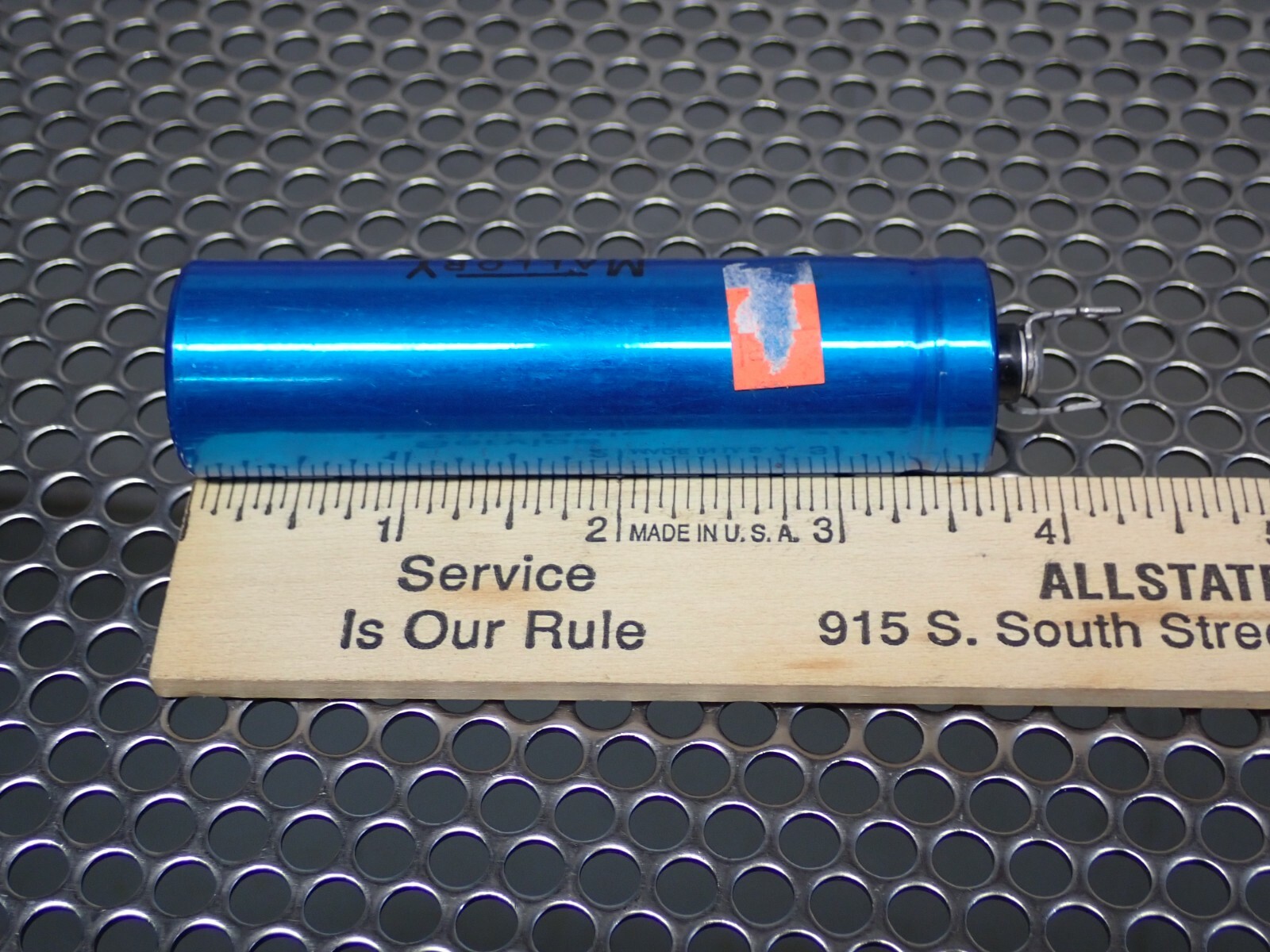Mallory 007-1141101 6500MFD 15VDC Capacitor New No Box See All Pictures
