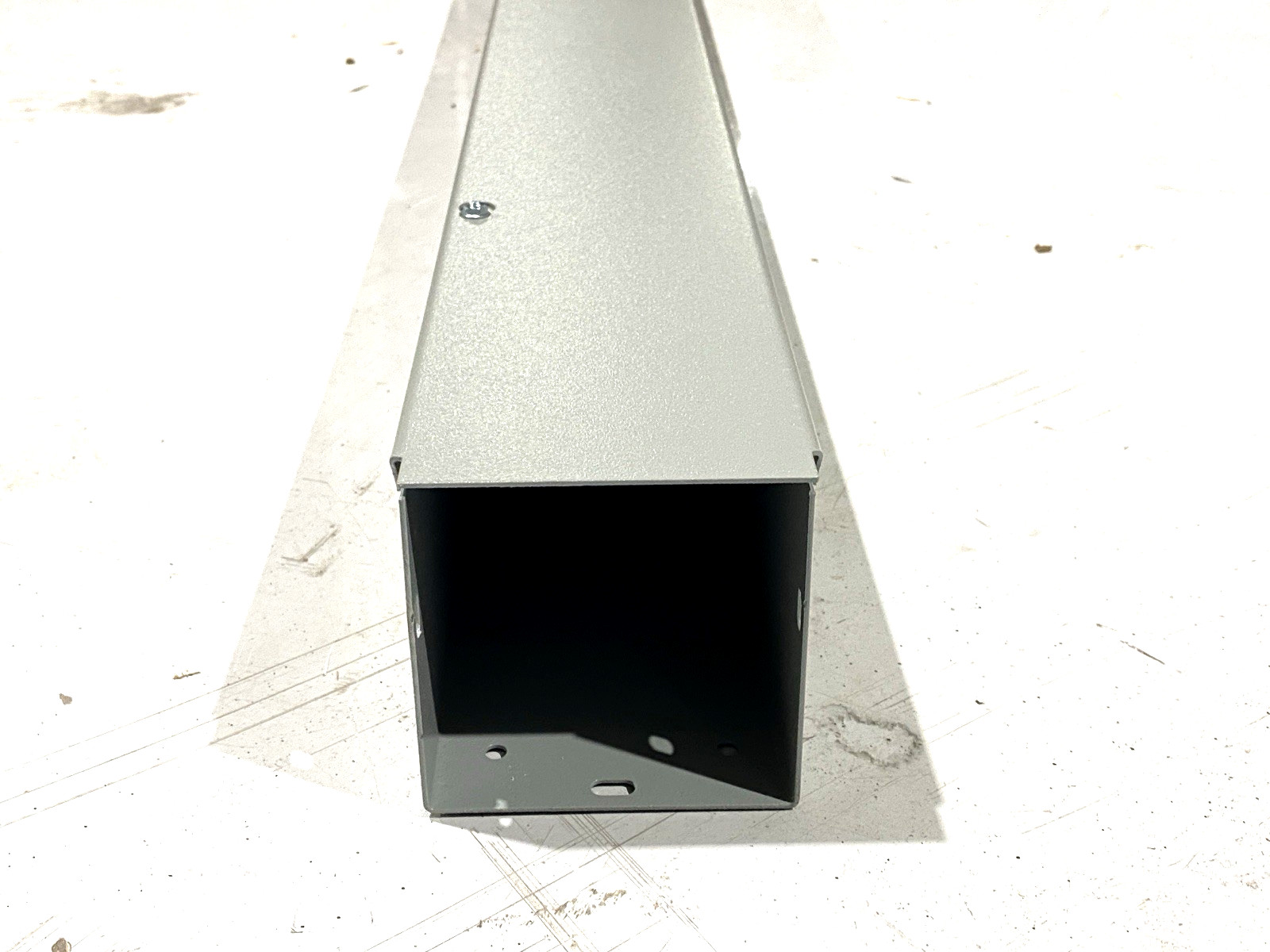 Wiegmann HS4410NK WW 10FT Wireway Straight Section 4″ x 4″ x 120″ Steel, 2VE34