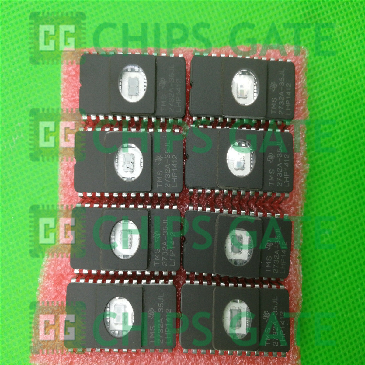 4PCS TI TMS2732A-35JL 2732 32Kbit UV EPROM CDIP24