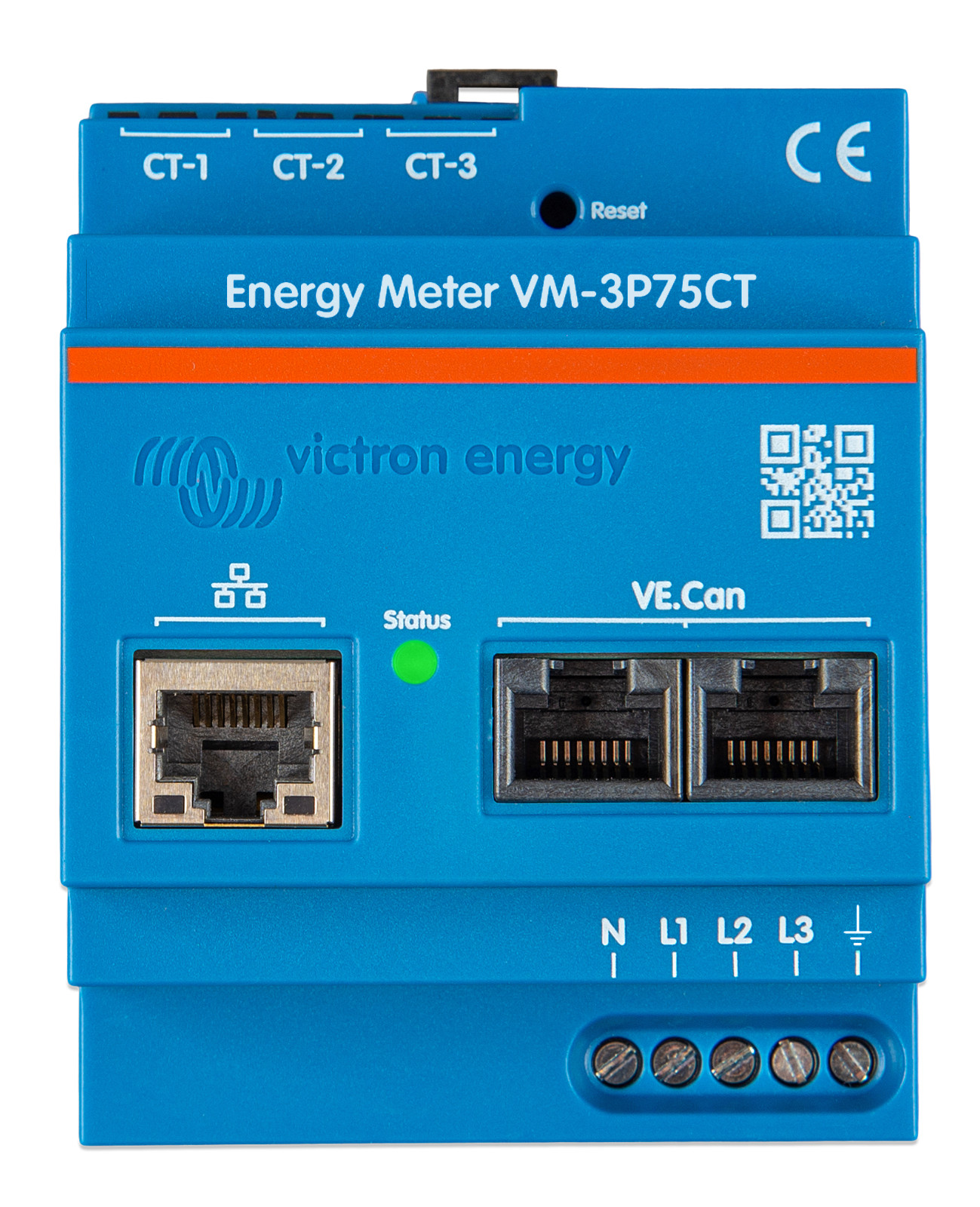 Victron REL200300100 Energy Meter VM-3P75CT 5 Year Warranty Authorized Dealer