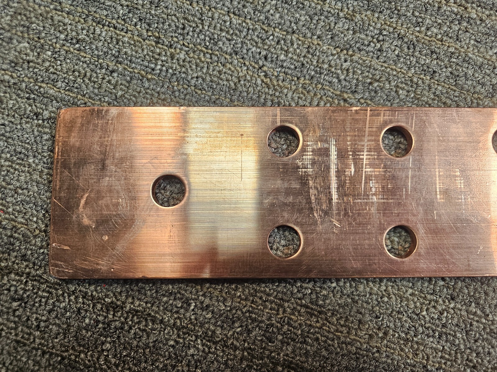 Harger, Inc 36in Length Heavy Duty Copper Bus Bar GB14336GB *PICTURED ITEM ONLY