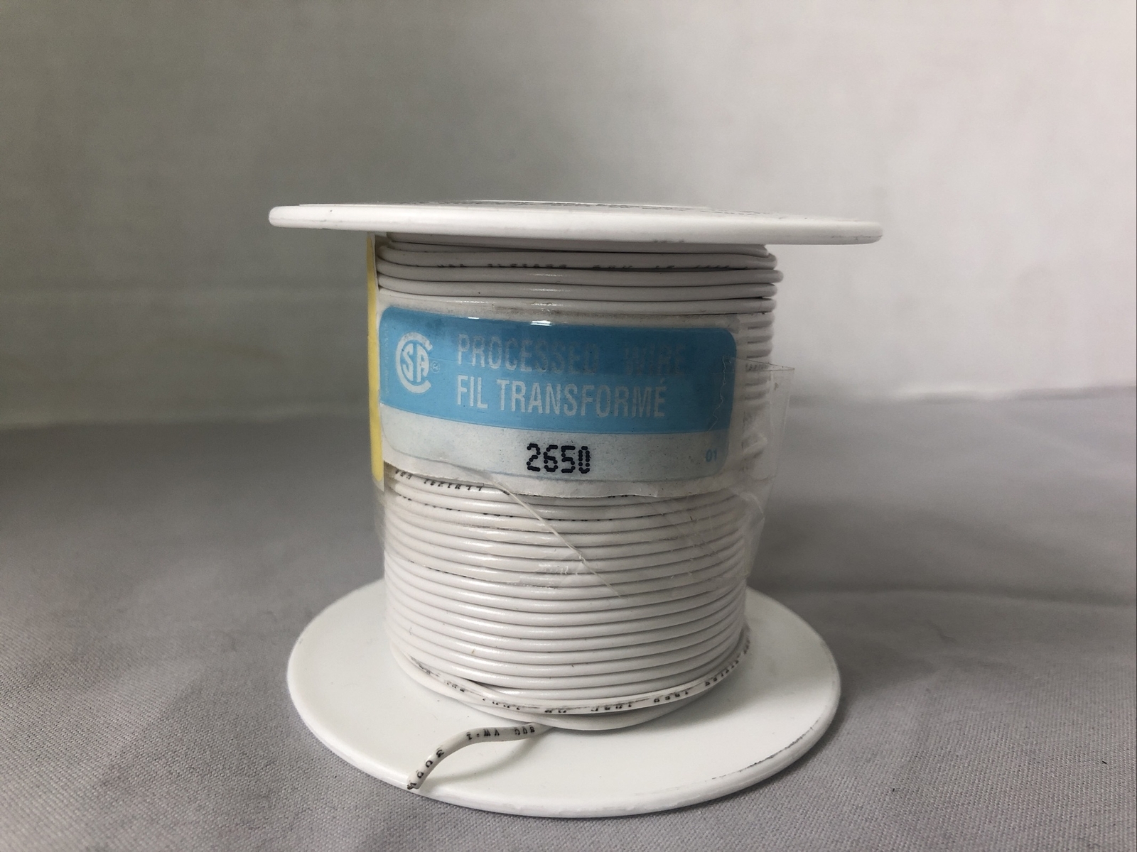 AWM 1007/1569 80/105C 300V FT1 Internal Wiring 24AWG 3050 WHITE 100Ft – NEW