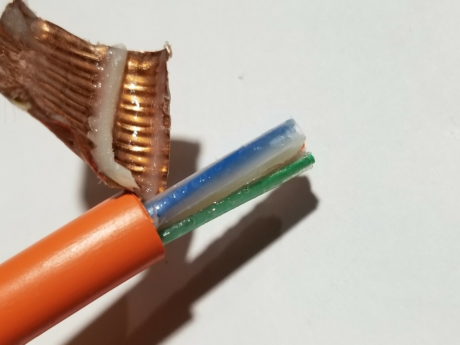 General Cable 24/3P Telecom Gel Fill BSW Buried Service Wire Orange /100ft