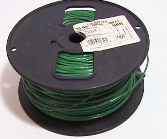 375 + feet Green Cerrowire 18 awg TFFN MTW AWM 600 V Stranded Green
