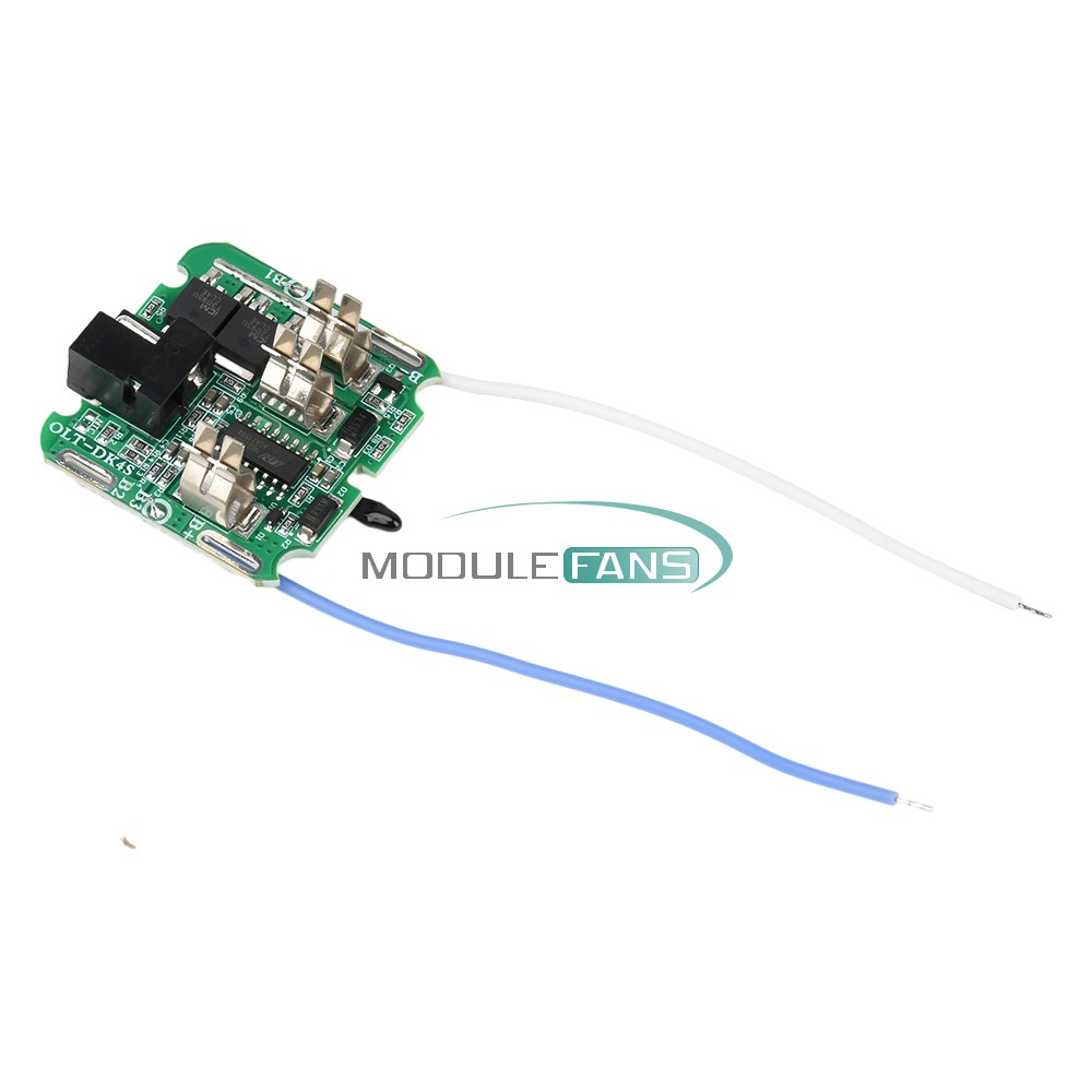 4S 16.8V 30A 18650 Li-ion Battery Protection Board BMS Dual MOS for Power Tools