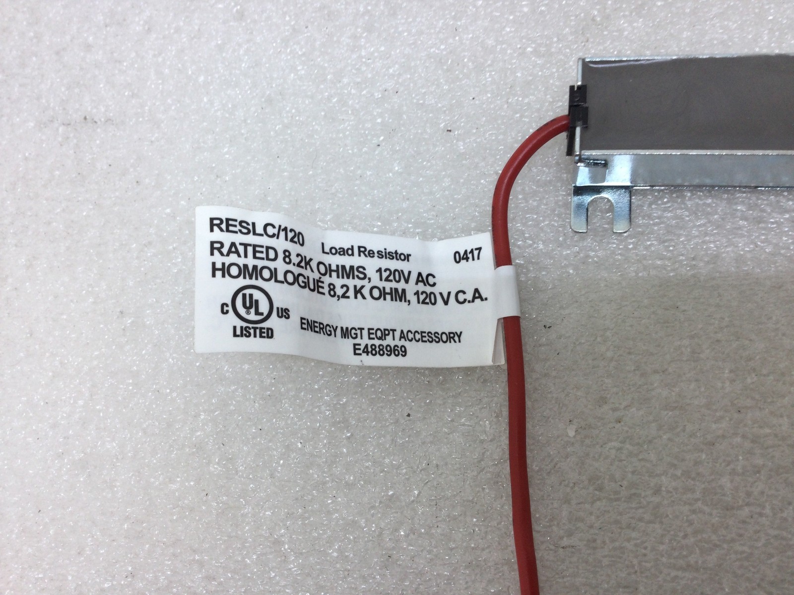 RAB Lighting RESLC/120 8.2K OHM 120V Resistor for Light Cloud Controler