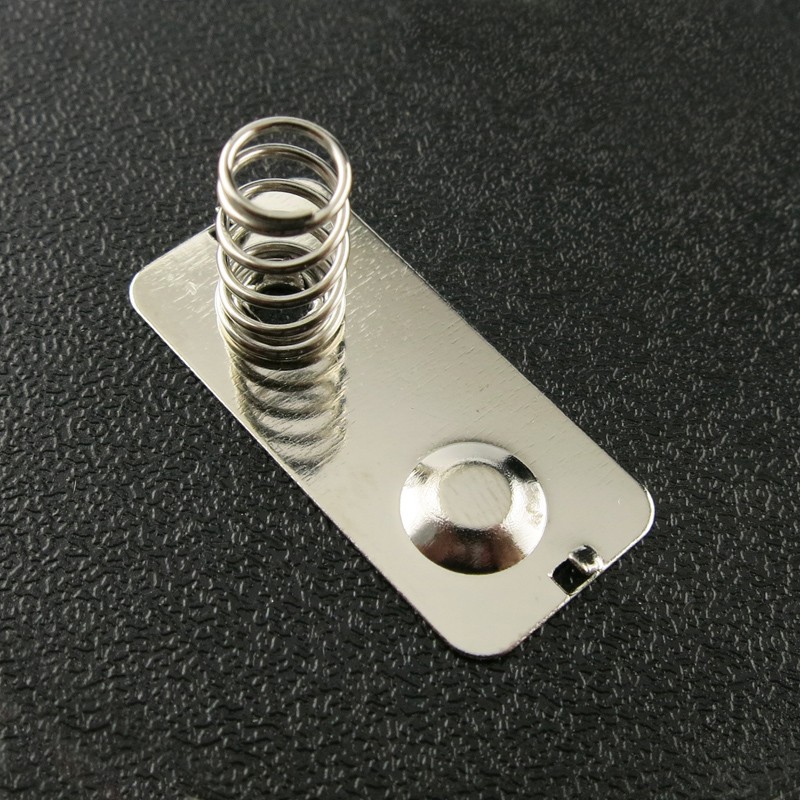 Metal Battery Holder Spring Solder Tab Set for AA Positive Negative Contact