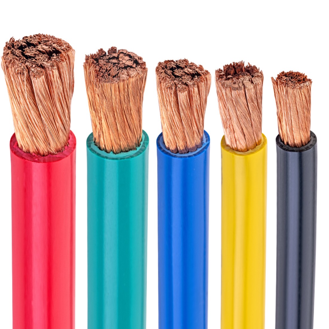 Any length Electronic Flexible tinned copper wire Cable 0.3mm²-6mm² multicolor