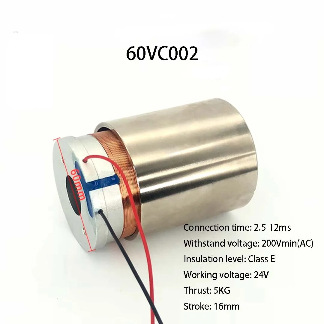 Voice Coil Motor Maximum High Precision Thrust Spring Loaded Voice Coil Driver