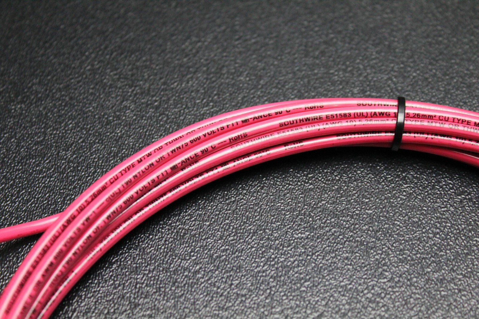 10 GAUGE THHN WIRE STRANDED RED 15 FT THWN 600V BUILDING MACHINE CABLE AWG