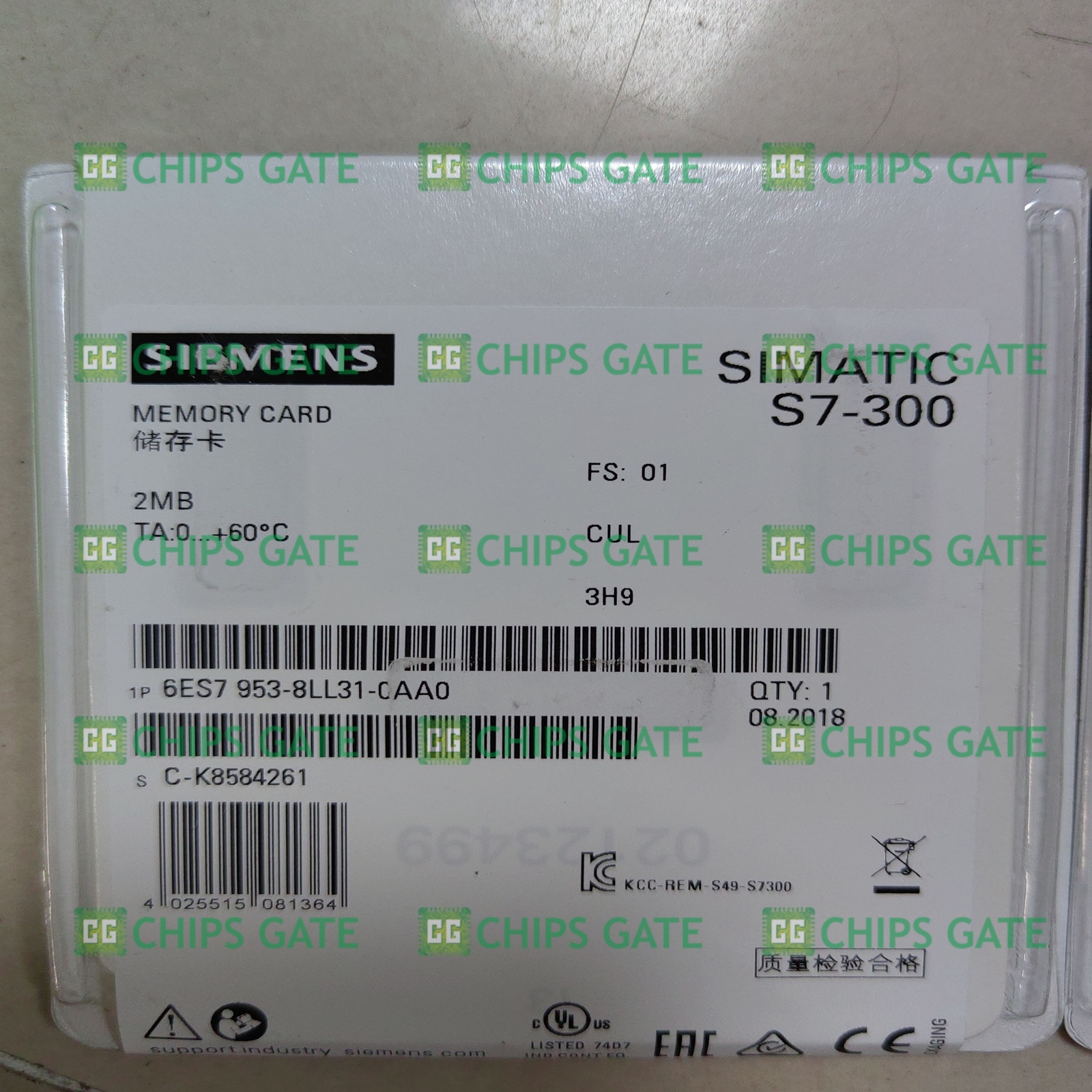6ES7 953-8LL31-0AA0 1PC Brand NEW IN BOX Siemens 6ES7953-8LL31-0AA0 Good quality