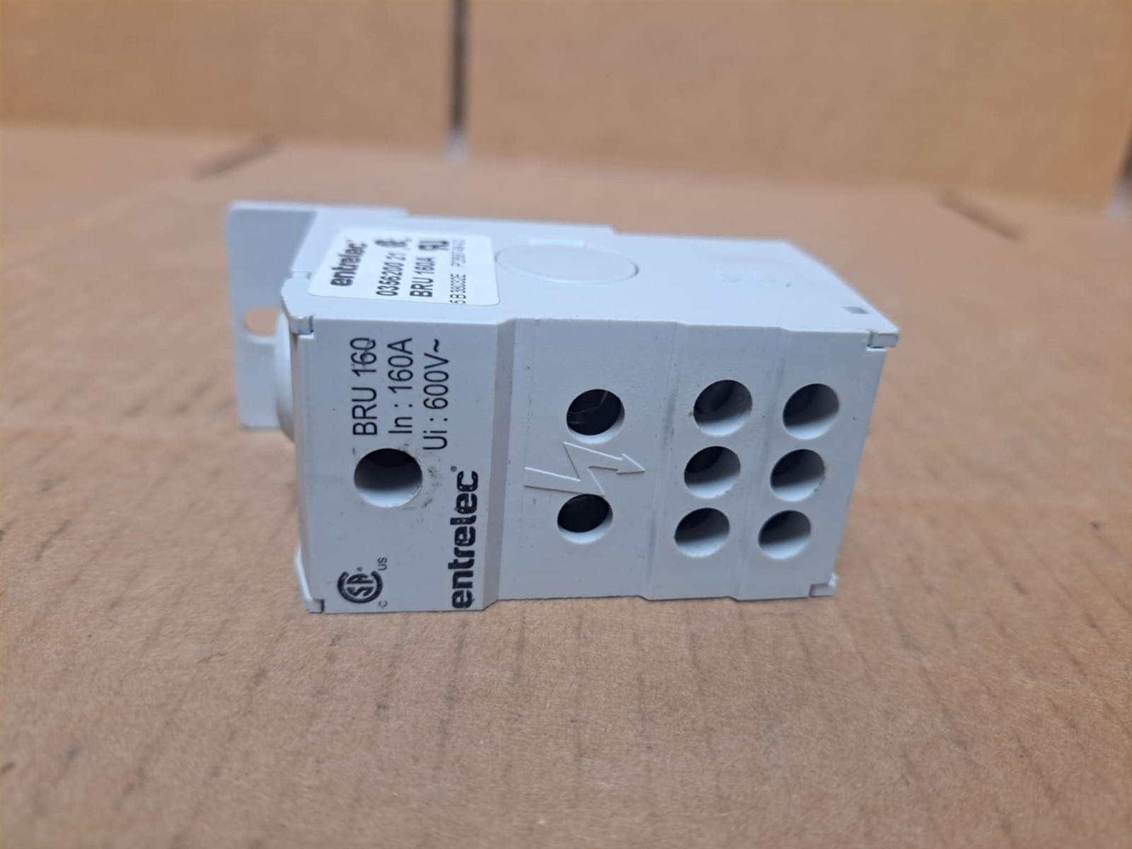 Entrelec Distribution Terminal Part No. BRU 160 600V 160A