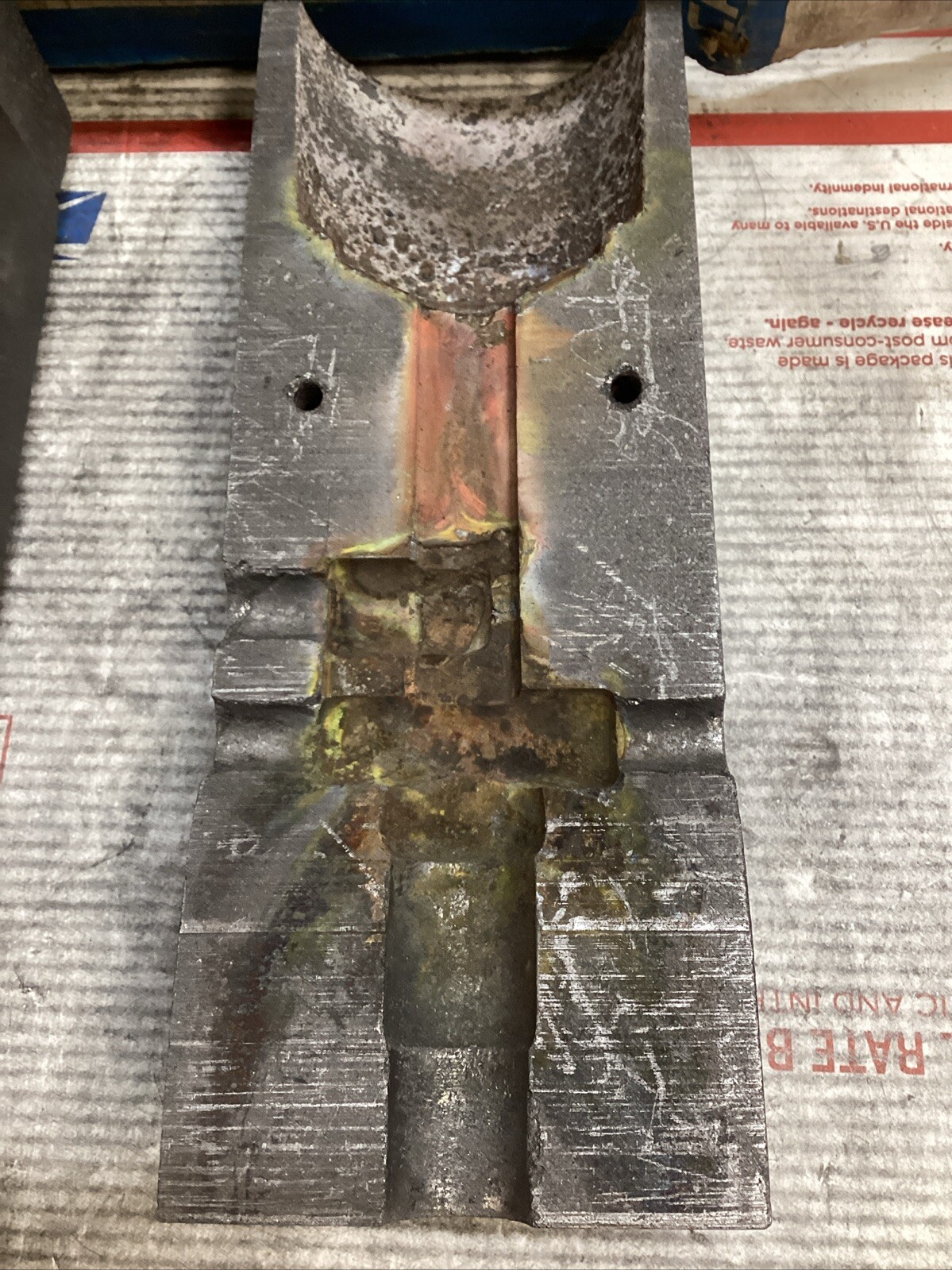 ERICO CADWELD IP-P/6574 MOLD 2/0 CONC RUN & TAP 3/4 ROD #200 CART ED4U 4066
