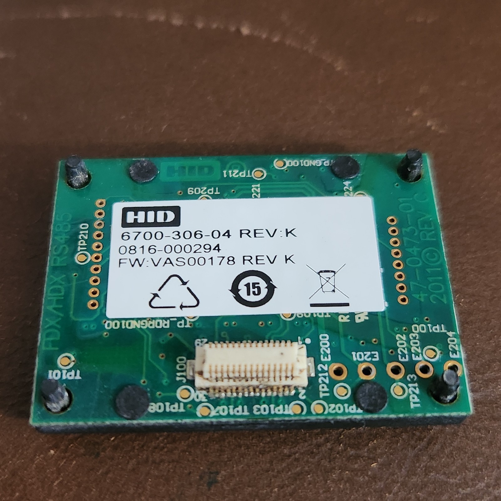 HID 6700-306-04 REV-K iClass SE R40 Reader Bluetooth OSDP Module