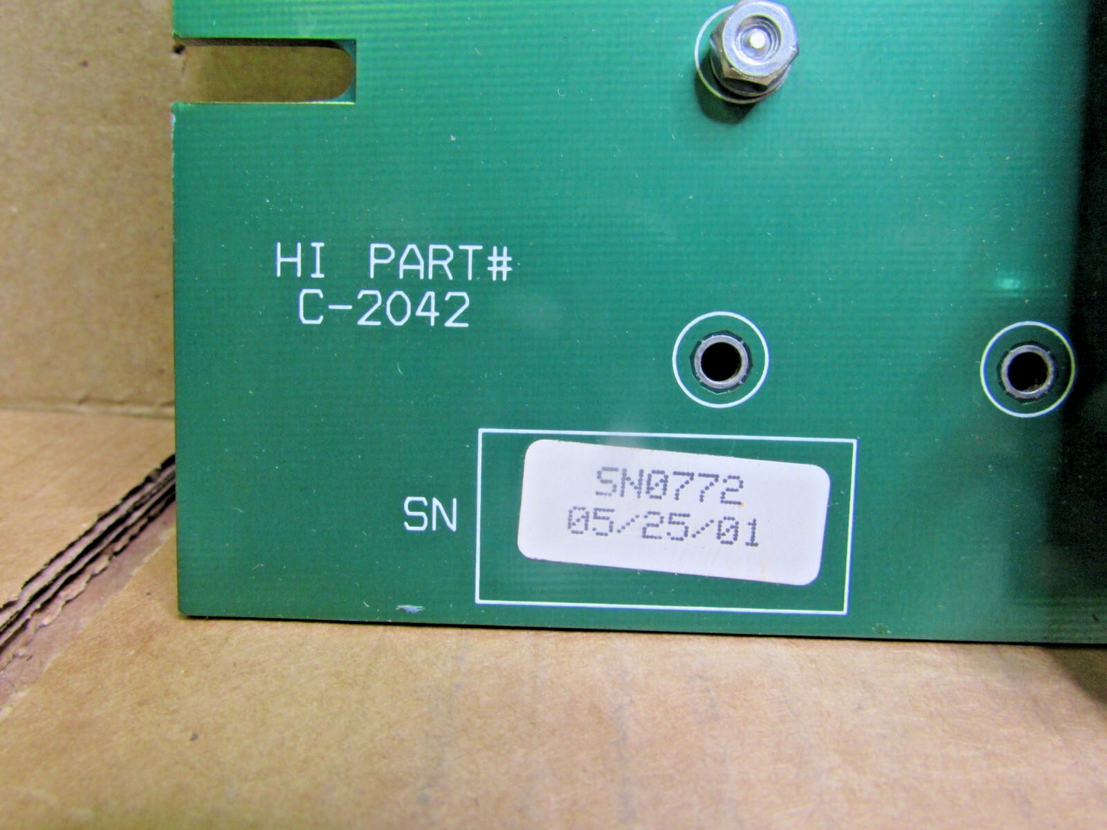 HARTNESS INTERNATIONAL, C-2042, DISPLAY CIRCUIT BOARD, NOS! MAKE OFFER!!