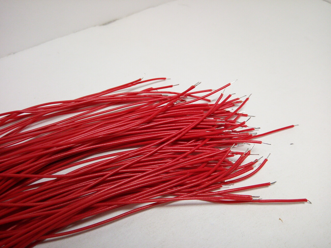100x Pack 10cm 4inches Electronic Cable Wires 0.8mm Soldering Ready Bare End Lot