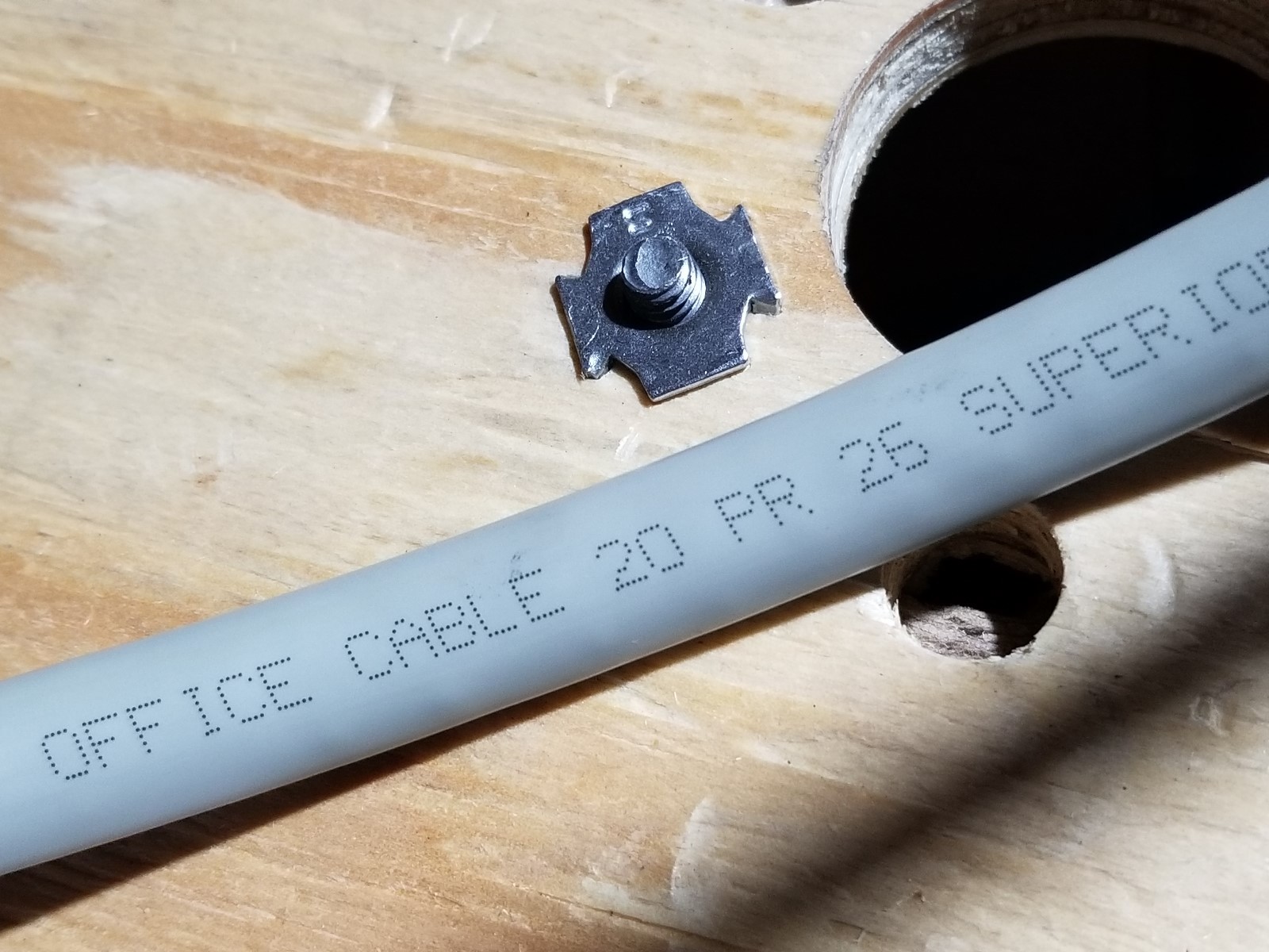 Superior Essex 26/20P Shielded 1249C Central Office Telecom Cable CMR Gray/50ft