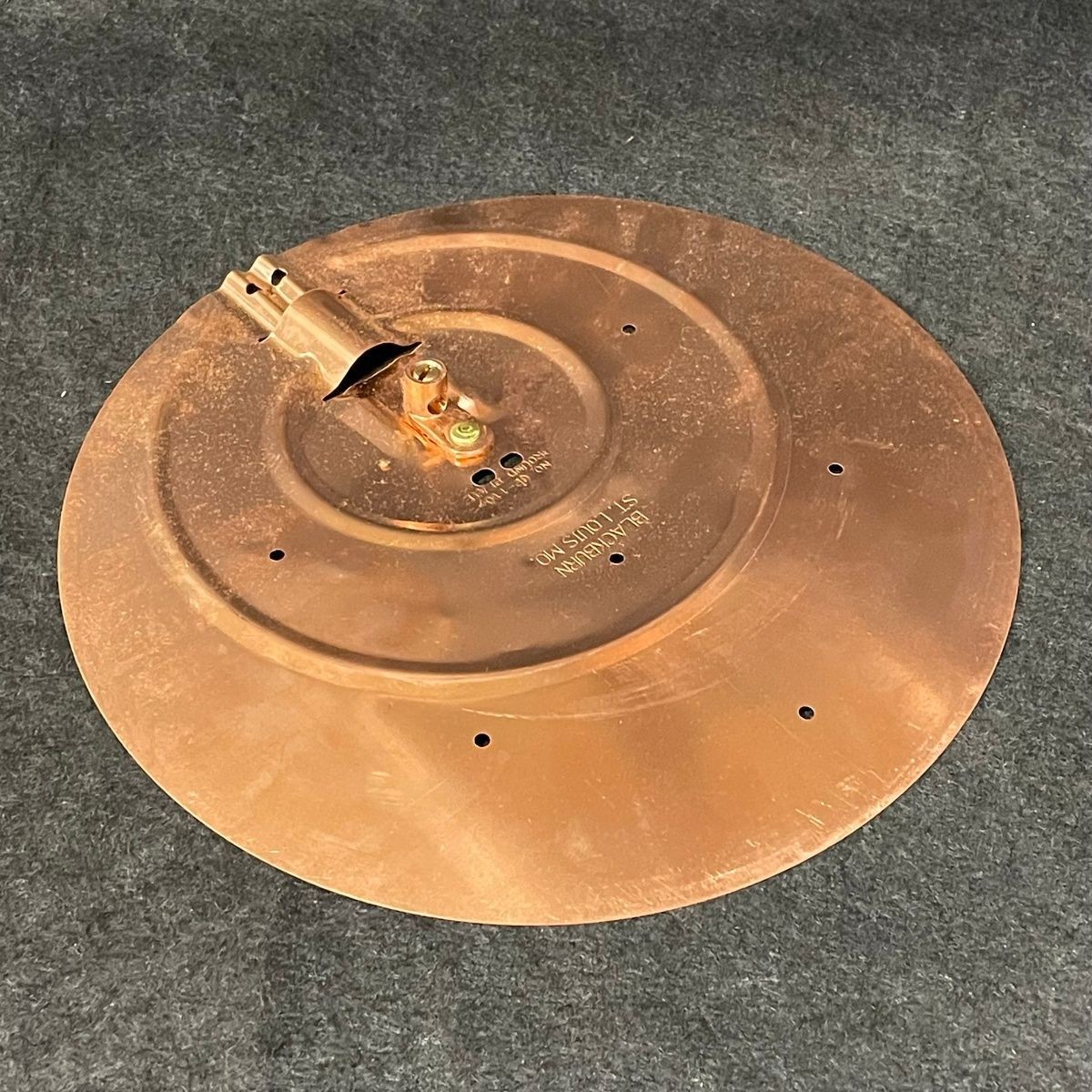 BLACKBURN Copper Ground Plate 10″ Dia #14 Sol. to 4 Str. AWG, Lot of 50*
