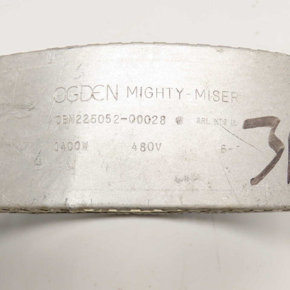 Ogden CBM225052-00028 Might Miser 1400W 480V 9″ ID Band Heater
