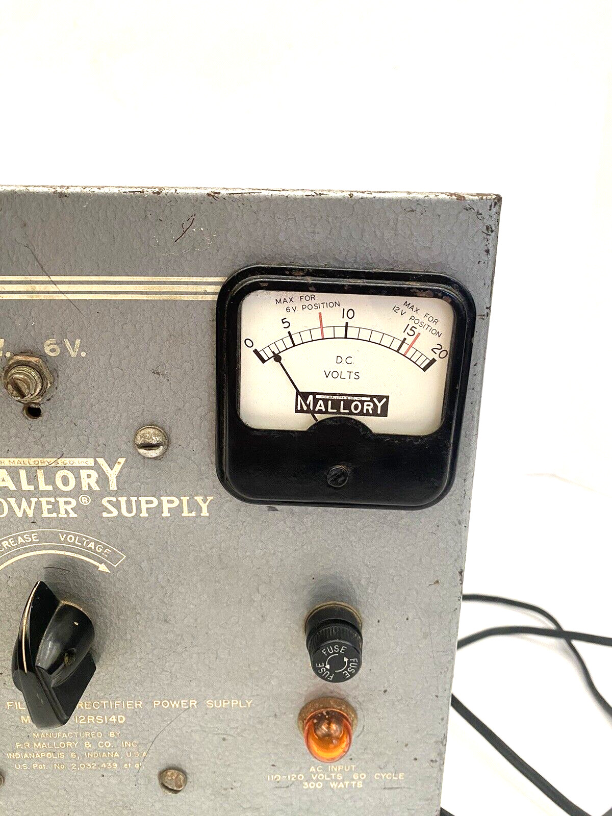 Ham radio TV, Mallory Rectopower supply Rectifier power supply working condition