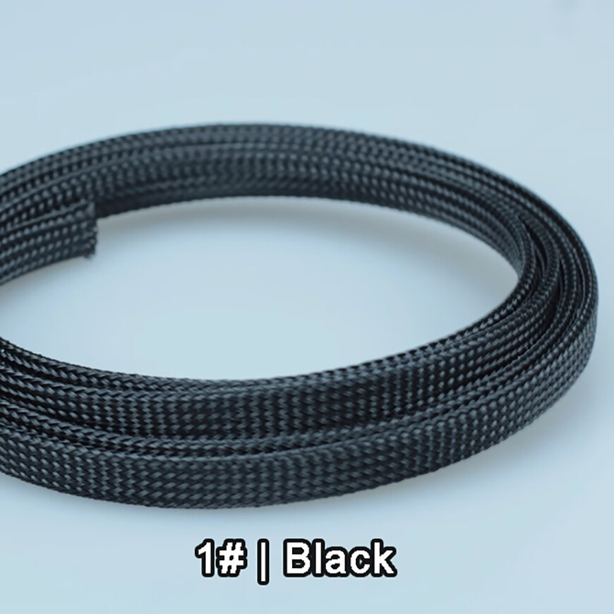 Ø16mm PET Expanding Braided Sleeving Wire Cable Harness Sheathing Various Colors