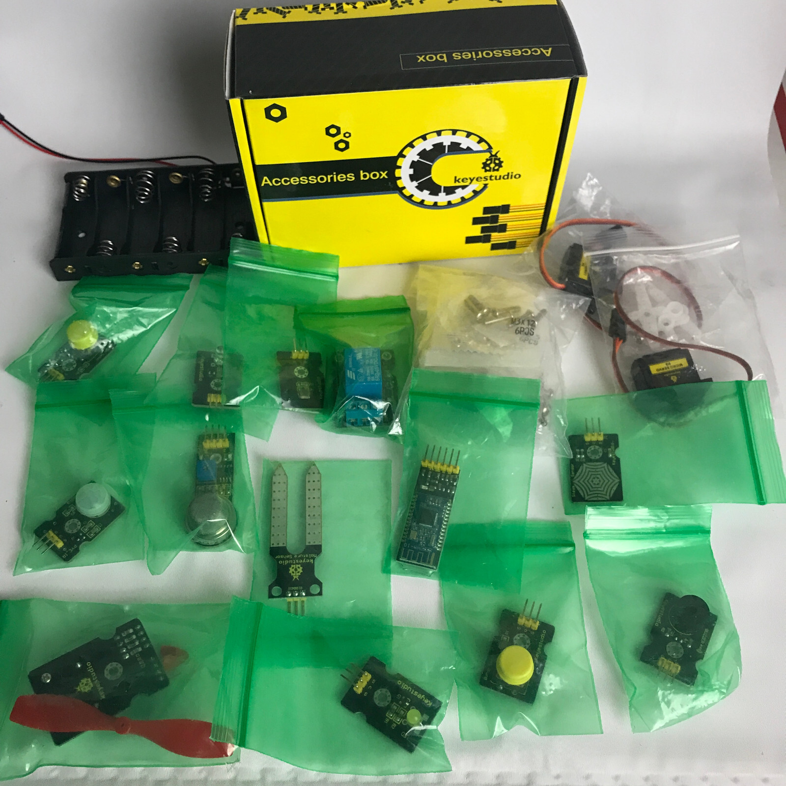 KEYESTUDIO Smart Home Starter Kit for Arduino for Uno R3, Electronics Home Au…