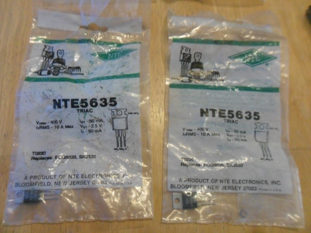 Box lot of electronic components – new & used
