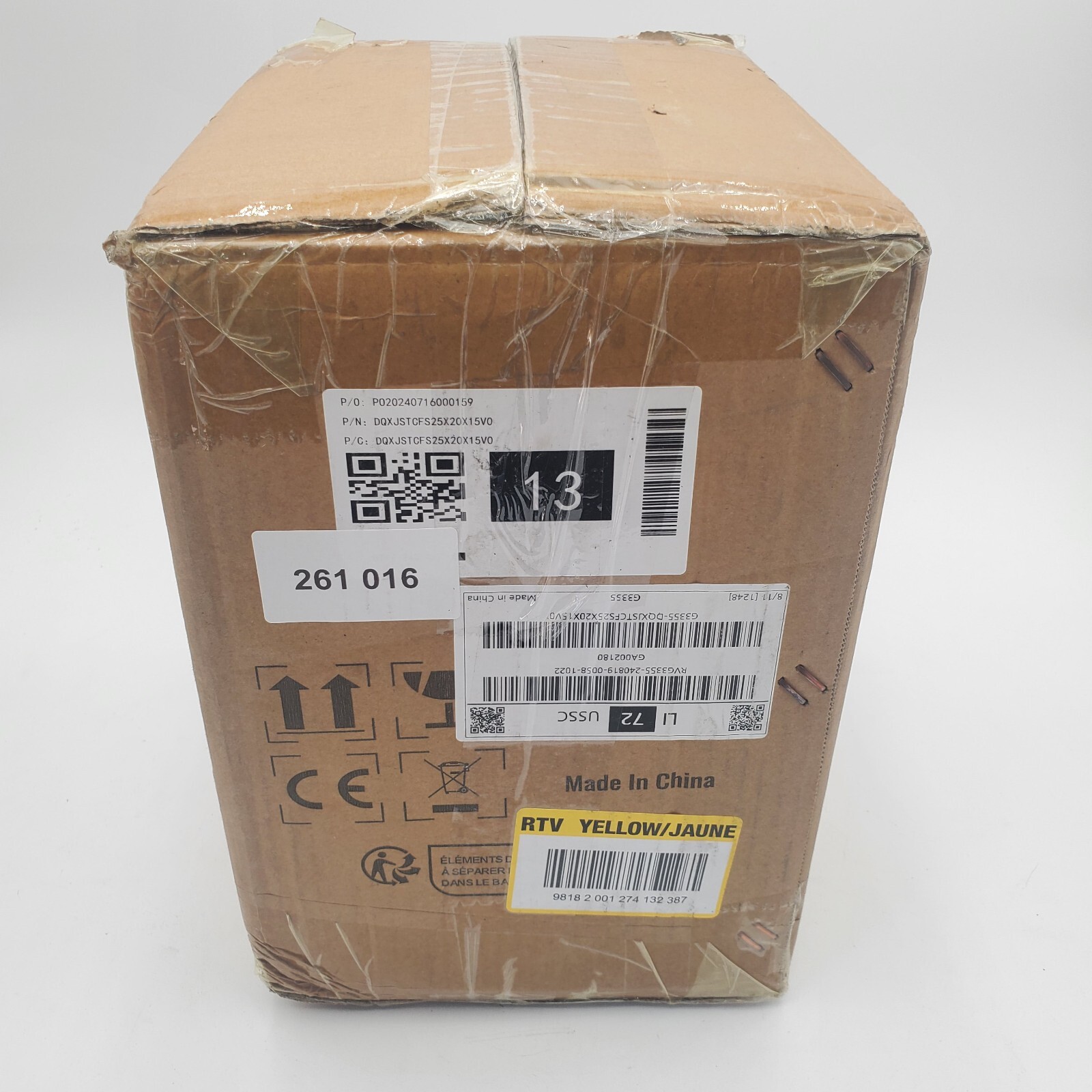 VEVOR DQXJSTCFS25X20X15V0 10″ x 8″ x 6″ Steel Hinged Cover Steel Junction Box