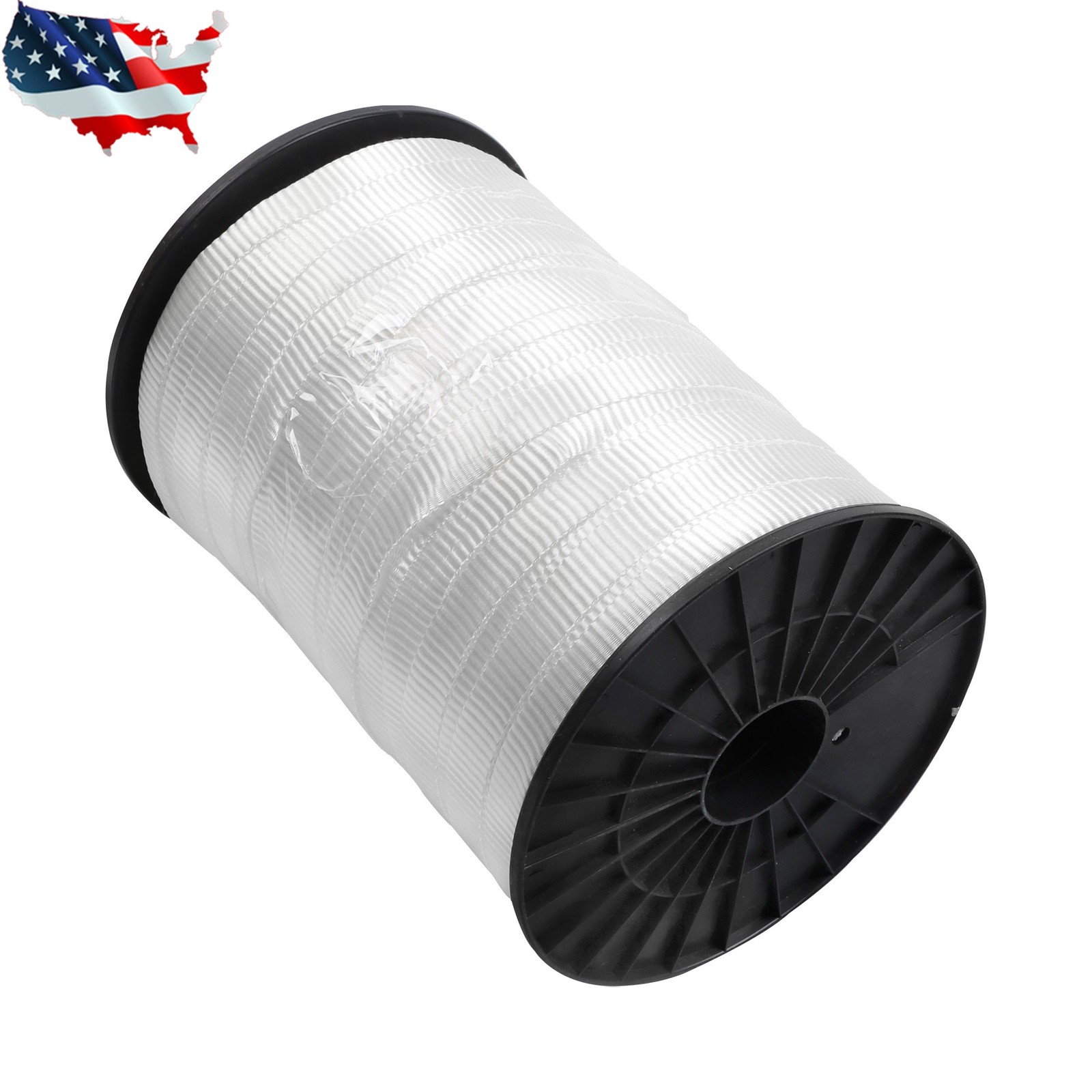 Polyester Pull Tape, 3/4″ x 600′ Mule Tape Flat Rope, 2500 lb Tensile Capacity