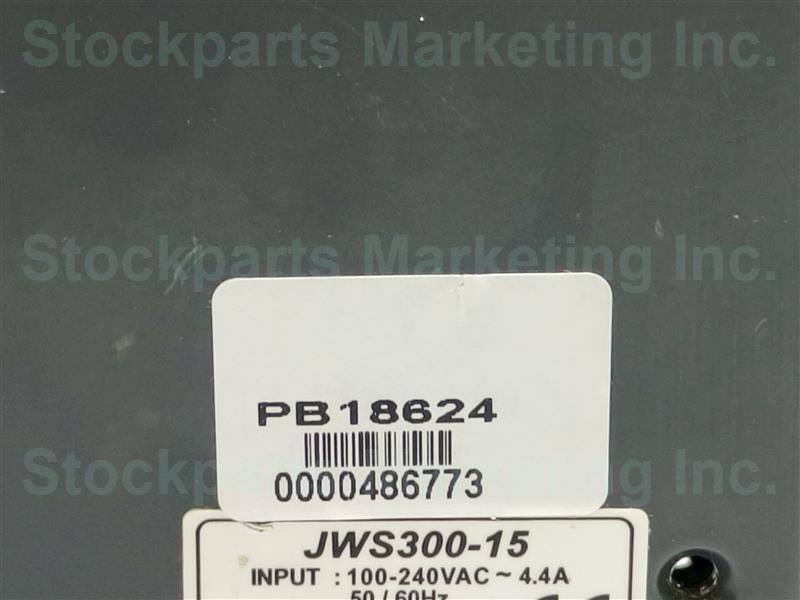 Densei-Lambda JWS300-15 JWS30015 Power Supply 100-240VAC 4.4A 50/60Hz 15V 22A